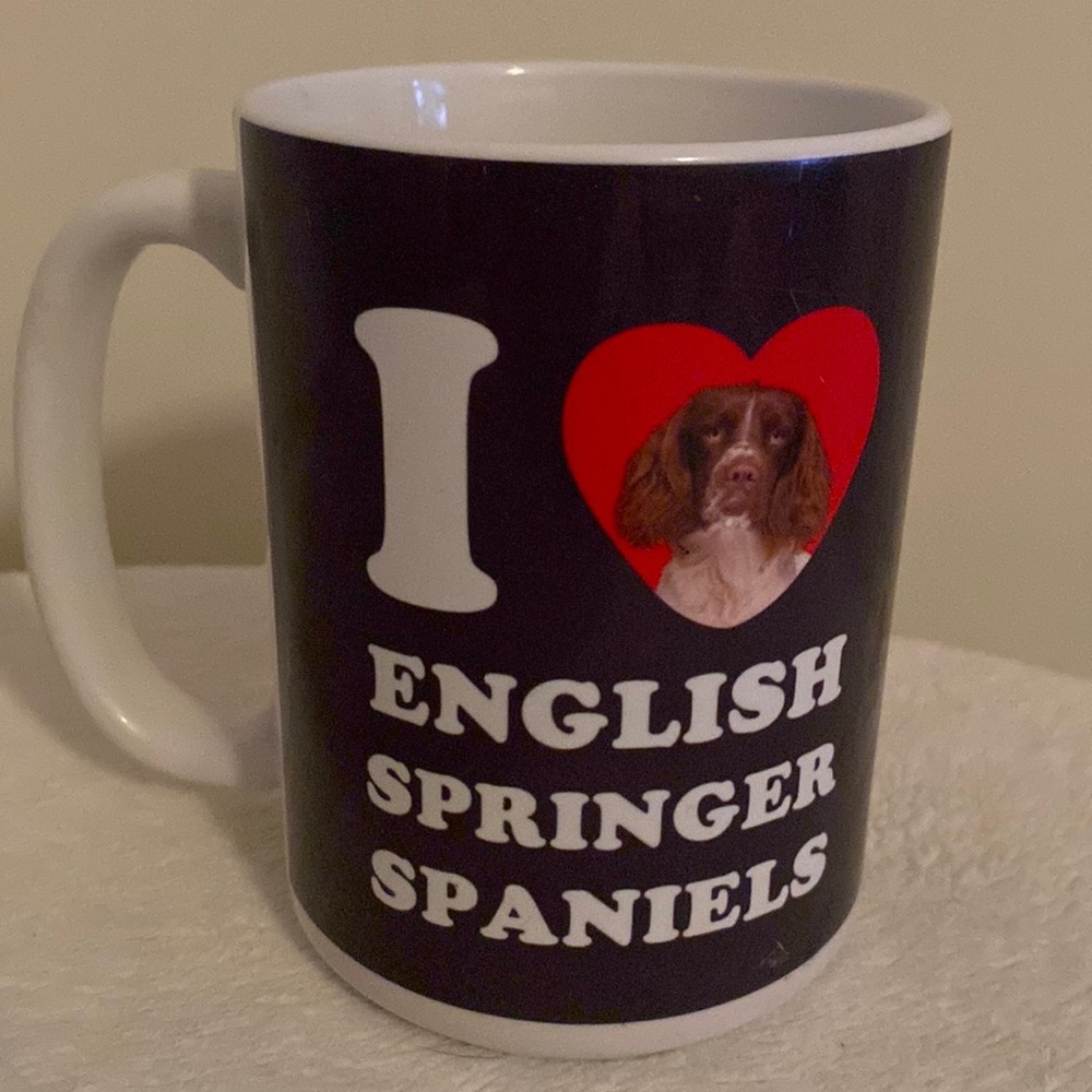 ‘I Love English Springer Spaniels" Large Mug Coffee Cup lm45048
